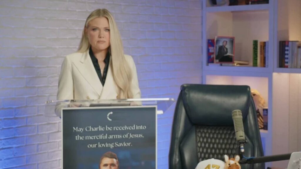 charlie kirkun esi konustu cigligim tum dunyada yankilanacak qOzSCUzr